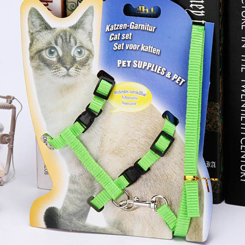 Cat Leash and Harness - Pet Walking Gear for Cats