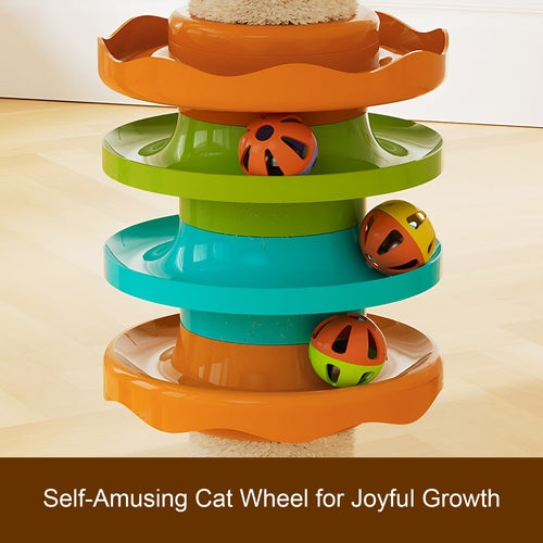 Floor to Ceiling Cat Tree – Adjustable Height Modern Cat Tower with
